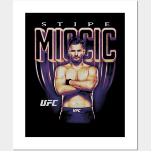 Stipe Miocic Retro Bitmap Posters and Art